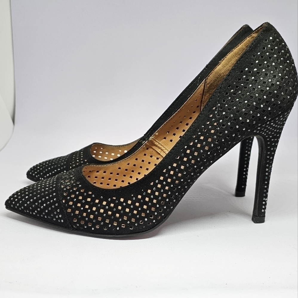Size 7.5 | Women's Report Heels Jackee Black pointed Toe Dress Shoe - Picture 5 of 5